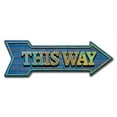 thumbnail image 1 of SignMission P-ARROW-999571 18 in. This Way Arrow Sign, 1 of 2