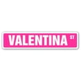 thumbnail image 1 of SignMission SS-VALENTINA 18 in. Valentina Street Childrens Name Room Sign, 1 of 5