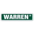 thumbnail image 1 of WARREN Street Sign Childrens Name Room Sign | Indoor/Outdoor |  18" Wide, 1 of 5