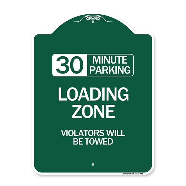 SignMission A-DES-GW-1824-24425 18 x 24 in. Designer Series Sign - 30 ...