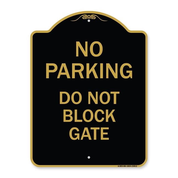 SignMission 18 x 24 in. Designer Series Sign - No Parking - Do Not ...