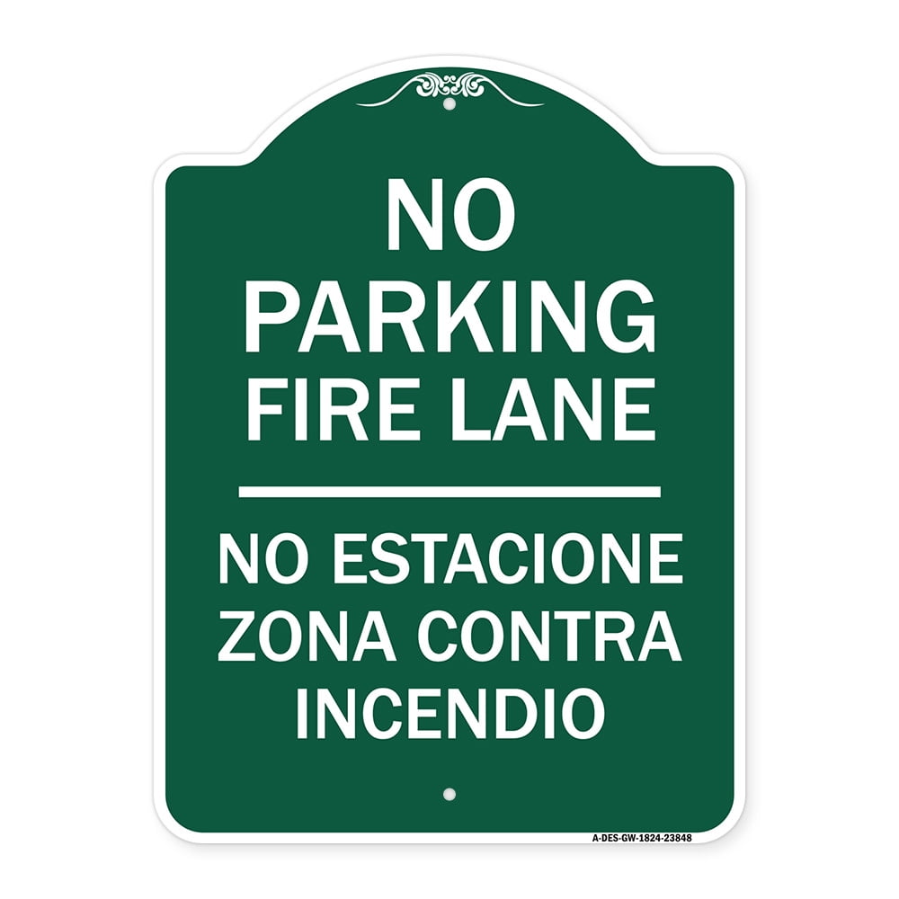 SignMission A-DES-GW-1824-23727 18 x 24 in. Designer Series Sign - No ...