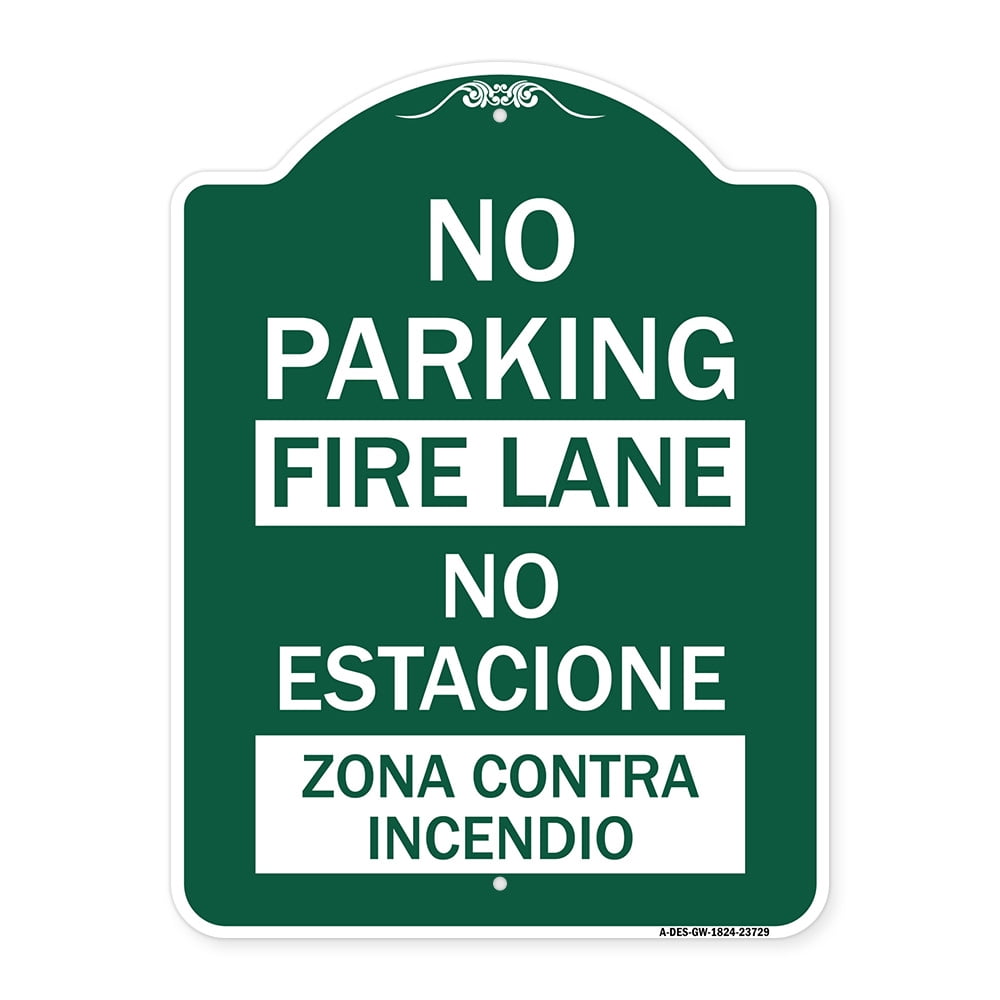 SignMission A-DES-GW-1824-23729 18 x 24 in. Designer Series Sign - No ...
