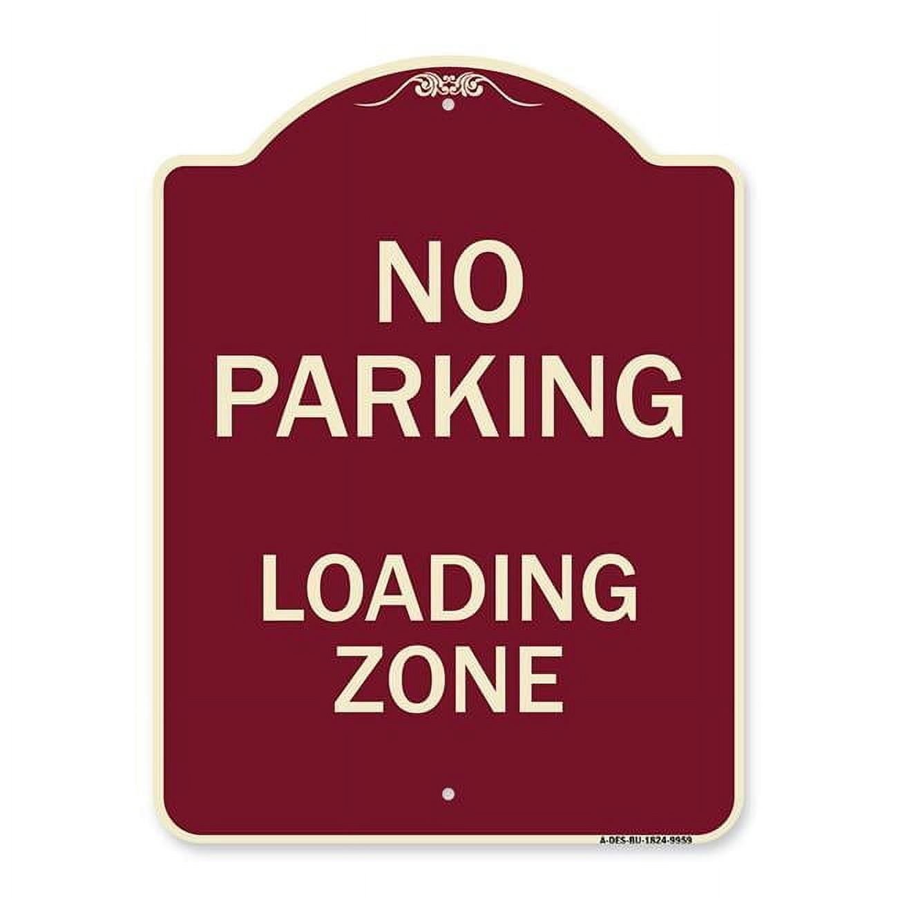 SignMission A-DES-BU-1824-9959 18 x 24 in. Designer Series Sign - No ...
