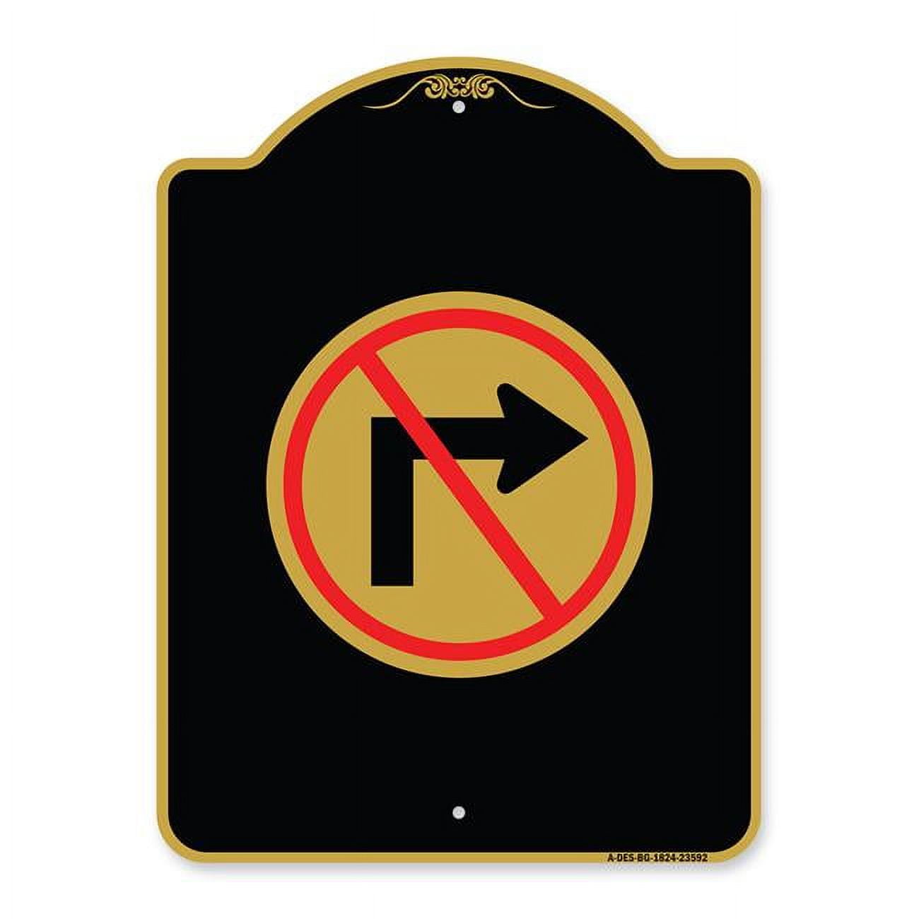 signmission-18-x-24-in-designer-series-sign-no-right-turn-with