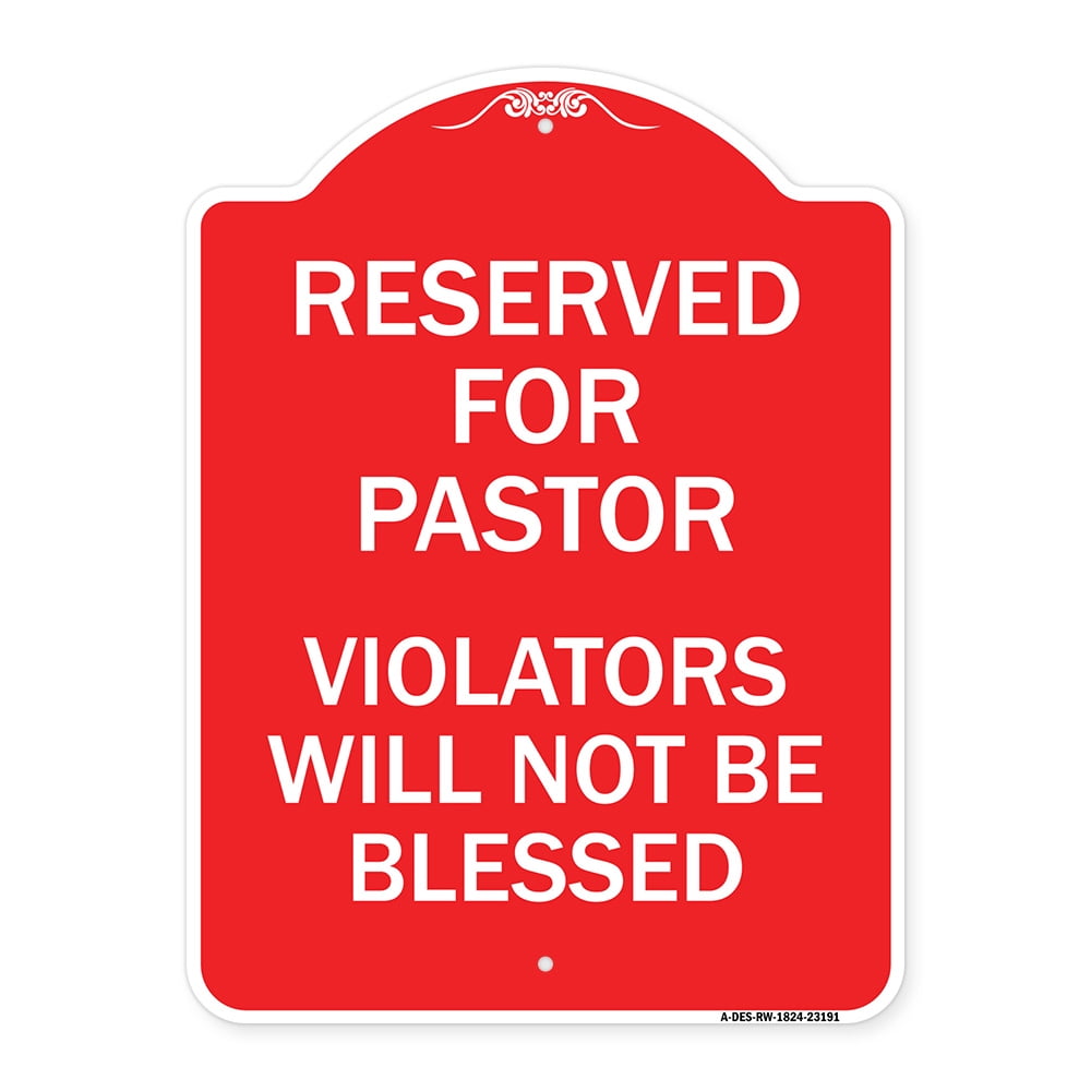 SignMission A-DES-RW-1824-23191 18 x 24 in. Designer Series Sign ...