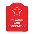 thumbnail image 1 of SignMission  18 x 24 in. Designer Series Sign - Reward & Recognition, Red & White, 1 of 1