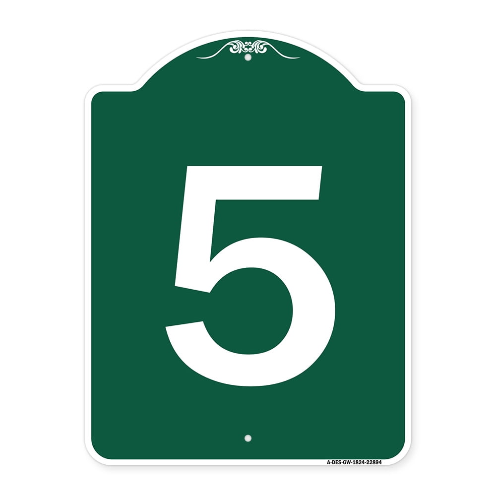 SignMission A-DES-GW-1824-22894 18 x 24 in. Designer Series Sign - Sign ...