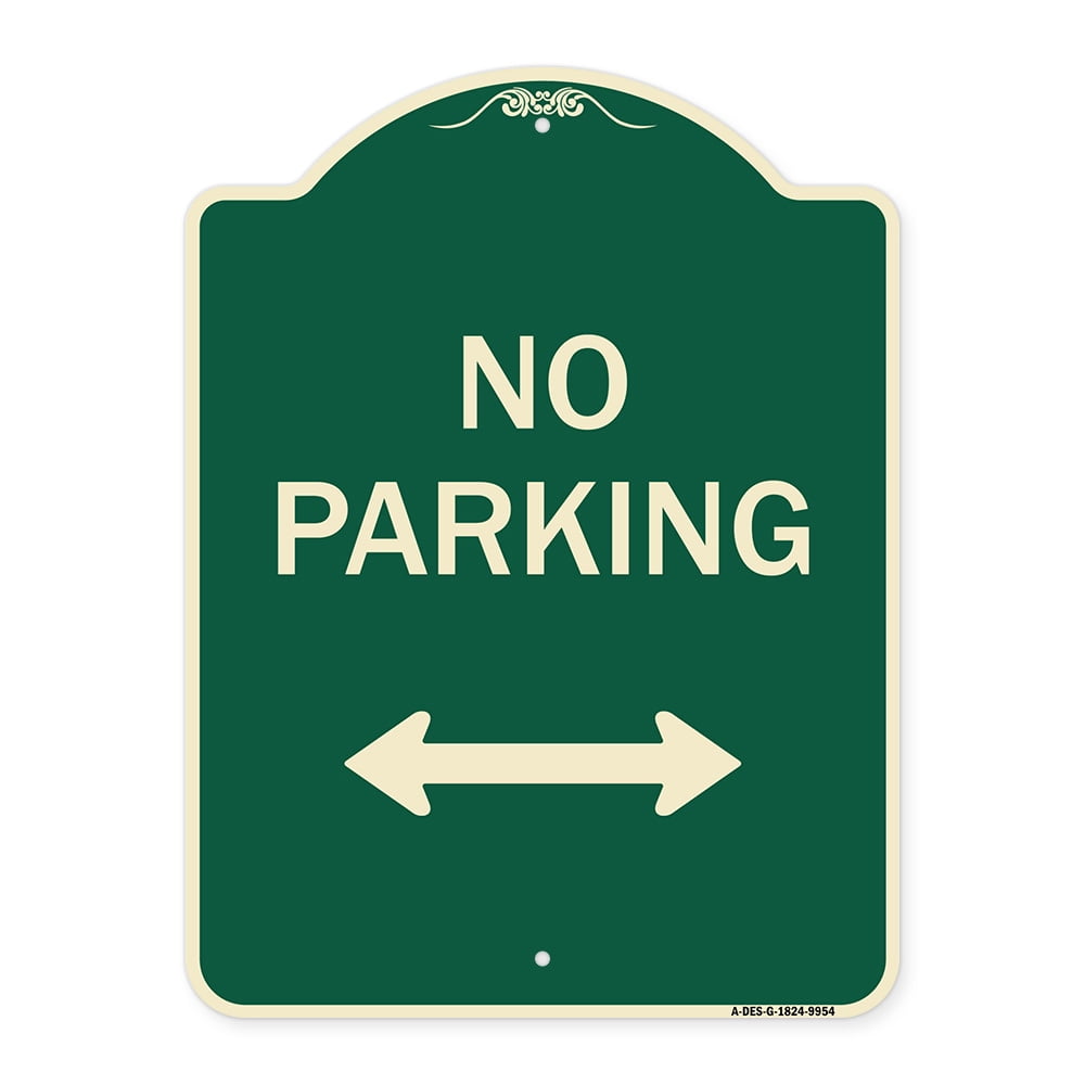 SignMission A-DES-G-1824-9954 18 x 24 in. Green Designer Series Sign ...