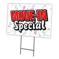 thumbnail image 1 of SignMission  18 x 24 in. Move-In Special Yard Sign & Stake, 1 of 1