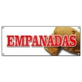 thumbnail image 1 of SignMission  18 x 48 in. Banner Sign - Empanadas - Latin Restaurant Food Meat Chicken Hot Pocket, 1 of 4