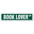 thumbnail image 1 of SignMission 2 x 9 in. Book Lover Street Sign - Decal Books Novels Readers Read Reading, 1 of 4