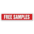 thumbnail image 1 of SignMission 2 x 9 in. Free Samples Street Sign - Decal Giveaways Sampler Consumer Product Freebie, 1 of 4