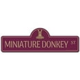 thumbnail image 1 of SignMission  20 x 7 in. Street Sign - Miniature Donkey, 1 of 1