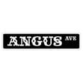 thumbnail image 1 of ANGUS Street Sign beef cattle farm cow bull | Indoor/Outdoor |  24" Wide, 1 of 5
