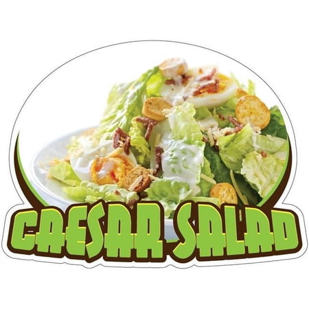 SignMission 24 in. Caesar Salad Decal Concession Stand Food Truck Sticker