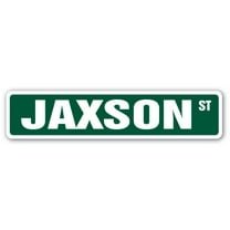 SignMission SS-624-JAXSON 24 in. Jaxson Street Childrens Name Room Sign