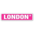 thumbnail image 1 of LONDON Street Sign Childrens Name Room Sign | Indoor/Outdoor |  24" Wide, 1 of 5