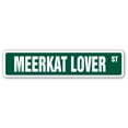 thumbnail image 1 of MEERKAT LOVER Street Sign Namibia desert mammal animal africa | Indoor/Outdoor |  24" Wide, 1 of 5