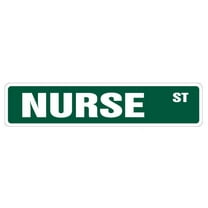 NURSE Street Sign registered nurses nursing RN LPN | Indoor/Outdoor |  24" Wide