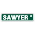thumbnail image 1 of SAWYER Street Sign Childrens Name Room Sign | Indoor/Outdoor |  24" Wide, 1 of 5