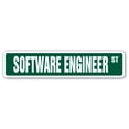 thumbnail image 1 of SOFTWARE ENGINEER Street Sign computer code writer IT programmer | Indoor/Outdoor |  24" Wide, 1 of 5