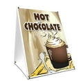 thumbnail image 1 of SignMission SBC-2436-Hot Chocolate 24 x 36 in. A-Frame Sidewalk Hot Chocolate Sign with Graphics On Each Side, 1 of 3