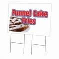 thumbnail image 1 of SignMission  24 x 36 in. Funnels Cake Fries Yard Sign & Stake, 1 of 1