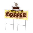 thumbnail image 1 of SignMission  24 x 36 in. Yard Sign & Stake - Fresh Hot Coffee, 1 of 1
