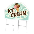 thumbnail image 1 of SignMission  24 x 36 in. Yard Sign & Stake - Ice Cream 3, 1 of 1