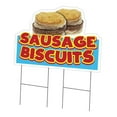 thumbnail image 1 of SignMission  24 x 36 in. Yard Sign & Stake - Sausage Biscuits, 1 of 1