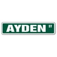 thumbnail image 1 of AYDEN Street Sign Childrens Name Room Sign | Indoor/Outdoor |  30" Wide, 1 of 5