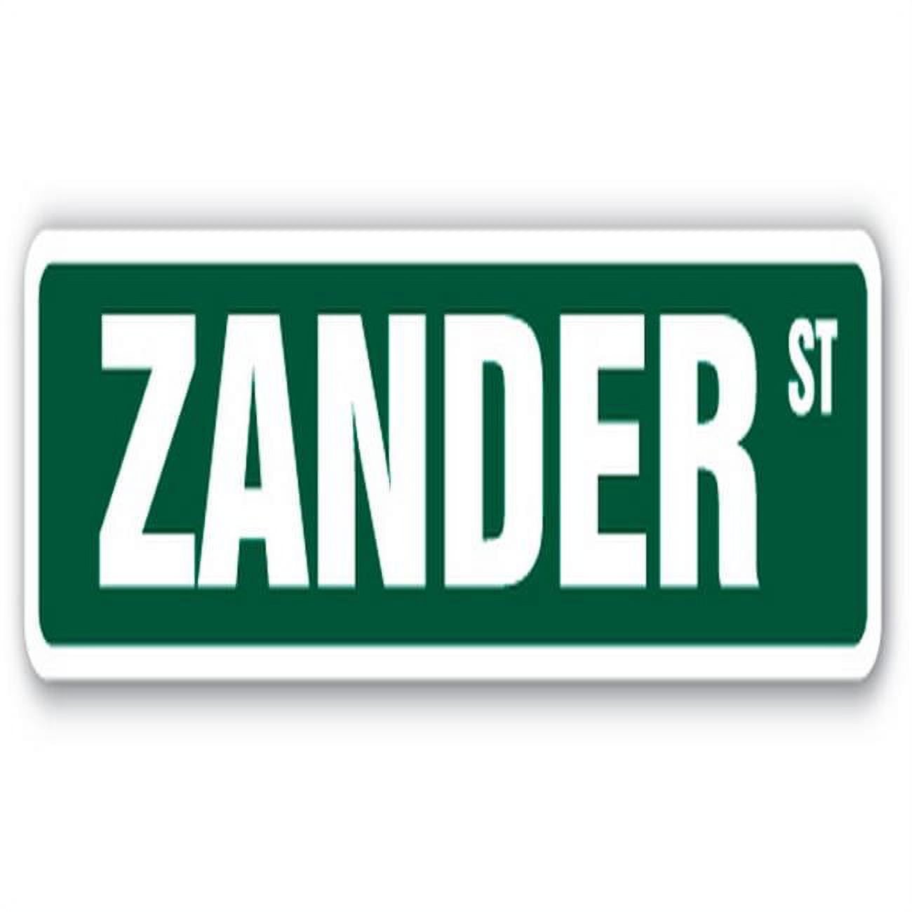 SignMission 30 in. Zander Street Childrens Name Room Sign