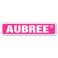 thumbnail image 1 of SignMission SS-AUBREE 4 x 18 in. Aubree Street Sign, 1 of 5
