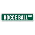 thumbnail image 1 of BOCCE BALL Street Sign set balls italy team game | Indoor/Outdoor |  18" Wide, 1 of 5