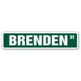 thumbnail image 1 of SignMission SS-BRENDEN 4 x 18 in. Brenden Street Sign, 1 of 5