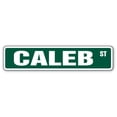 thumbnail image 1 of SignMission SS-CALEB 4 x 18 in. Caleb Street Sign, 1 of 5