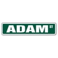 thumbnail image 1 of ADAM Street Sign Childrens Name Room Sign | Indoor/Outdoor |  18" Wide, 1 of 5