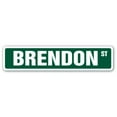 thumbnail image 1 of SignMission SS-BRENDON 4 x 18 in. Childrens Name Room Street Sign - Brendon, 1 of 5