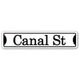 thumbnail image 1 of CANAL ST Street Sign Childrens Name Room Sign | Indoor/Outdoor |  18" Wide, 1 of 5