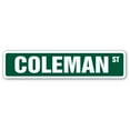 thumbnail image 1 of COLEMAN Street Sign Childrens Name Room Sign | Indoor/Outdoor |  18" Wide, 1 of 5