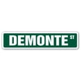 thumbnail image 1 of DEMONTE Street Sign Childrens Name Room Sign | Indoor/Outdoor |  18" Wide, 1 of 5