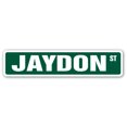 thumbnail image 1 of JAYDON Street Sign Childrens Name Room Sign | Indoor/Outdoor |  18" Wide, 1 of 5