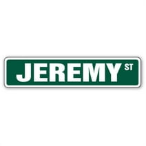 SignMission  4 x 18 in. Childrens Name Room Street Sign - Jeremy