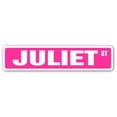 thumbnail image 1 of JULIET Street Sign Childrens Name Room Sign | Indoor/Outdoor |  18" Wide, 1 of 5