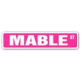 thumbnail image 1 of MABLE Street Sign Childrens Name Room Sign | Indoor/Outdoor |  18" Wide, 1 of 5