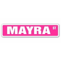 MAYRA Street Sign Childrens Name Room Sign | Indoor/Outdoor |  18" Wide