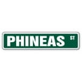 thumbnail image 1 of PHINEAS Street Sign Childrens Name Room Sign | Indoor/Outdoor |  18" Wide, 1 of 5