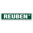 thumbnail image 1 of REUBEN Street Sign Childrens Name Room Sign | Indoor/Outdoor |  18" Wide, 1 of 5