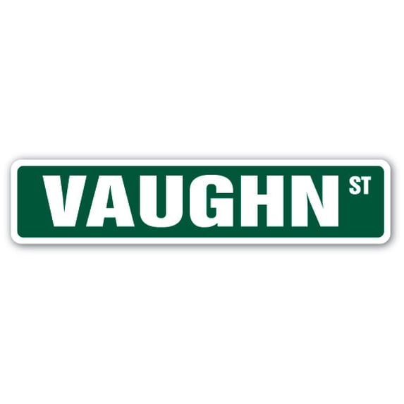 SignMission SS-VAUGHN 4 x 18 in. Childrens Name Room Street Sign - Vaughn